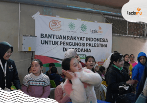 160 Paket Kemanusiaan untuk Anak-Anak Palestina Penyintas Kanker di Yordania